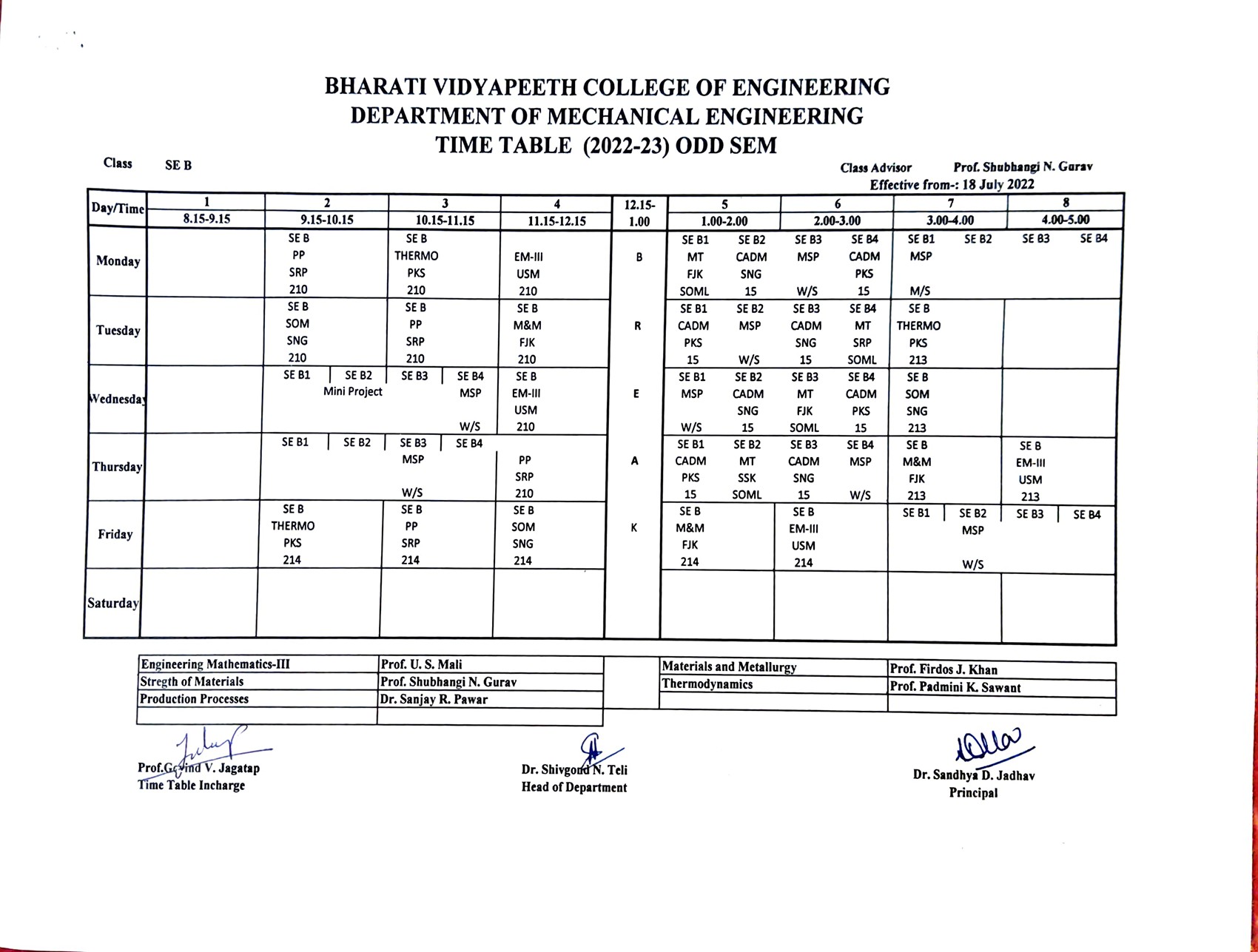 Student Section - Bharati Vidyapeeth College Of Engineering, Navi ...